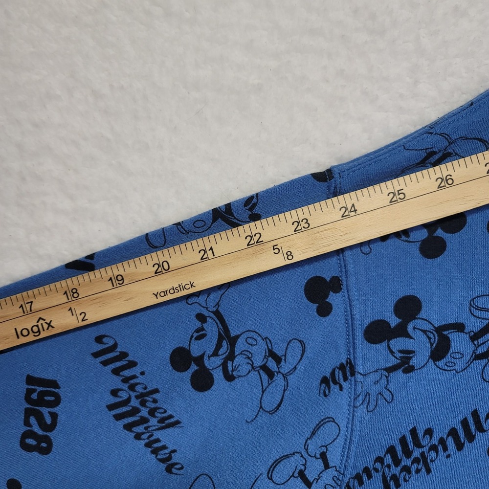 Disney "Mickey Mouse 1928" Blue & Black Graphic Sweatshirt - Picture 7 of 7
